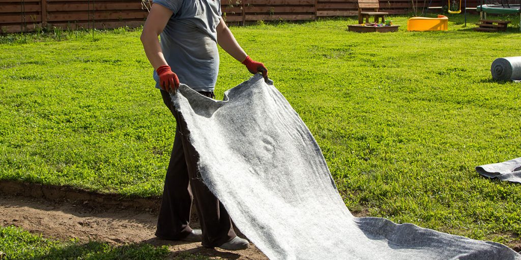 geotextile fabric installation